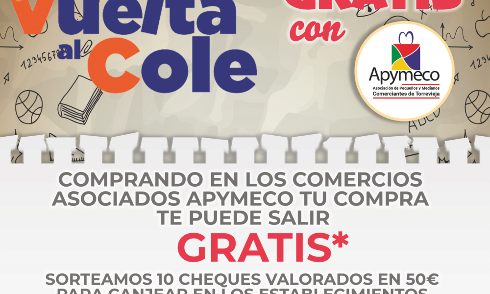 La vuelta al Cole te puede salir GRATIS con Apymeco