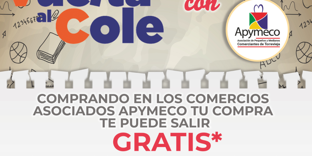 La vuelta al Cole te puede salir GRATIS con Apymeco